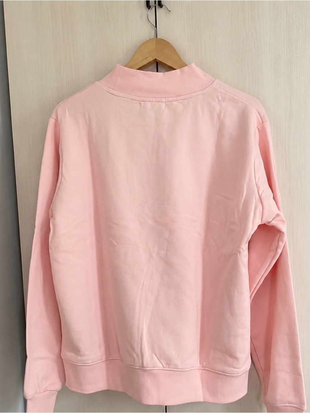 PARKE Pink Crewneck Sweatshirt with Brown Appliqué - Picture 4 of 4